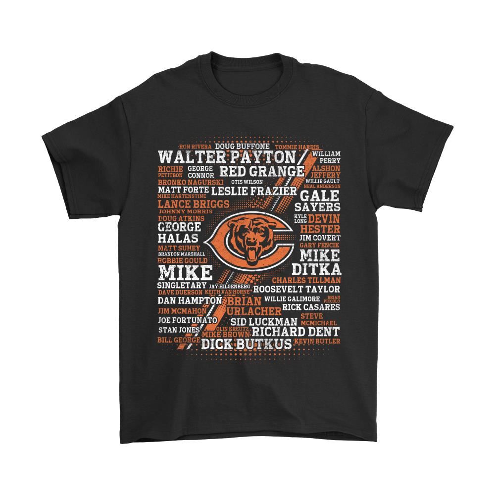 Nfl American Football All Players Team Chicago Bears Shirts