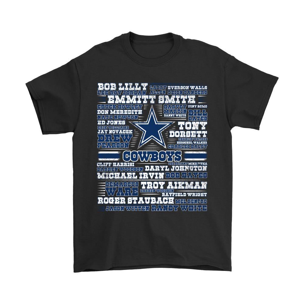 Nfl American Football All Players Team Dallas Cowboys Shirts