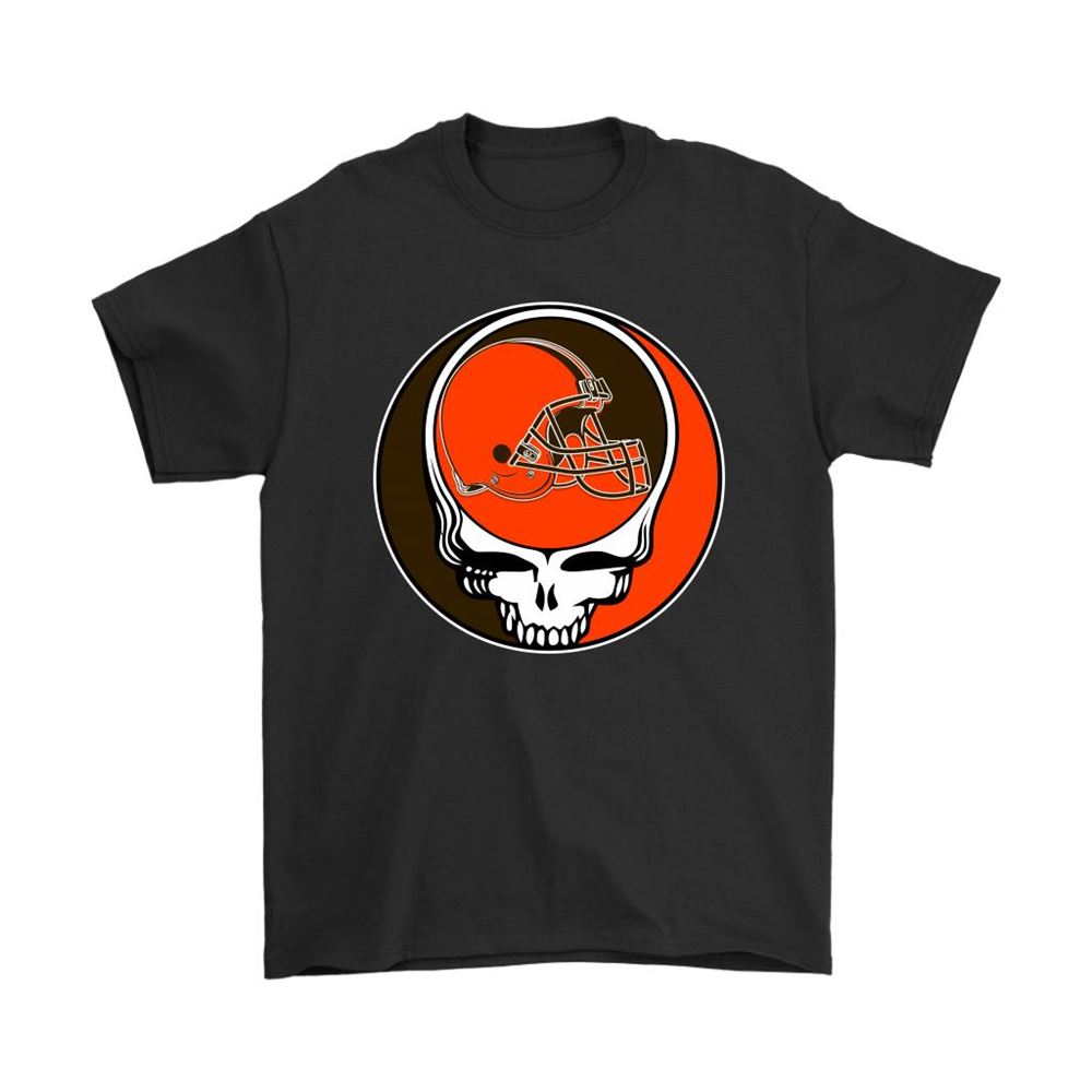 Nfl Team Cleveland Browns X Grateful Dead Logo Band Shirts