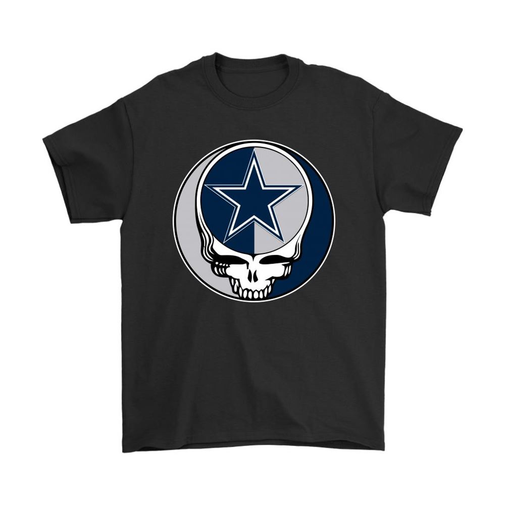 Nfl Team Dallas Cowboys X Grateful Dead Logo Band Shirts