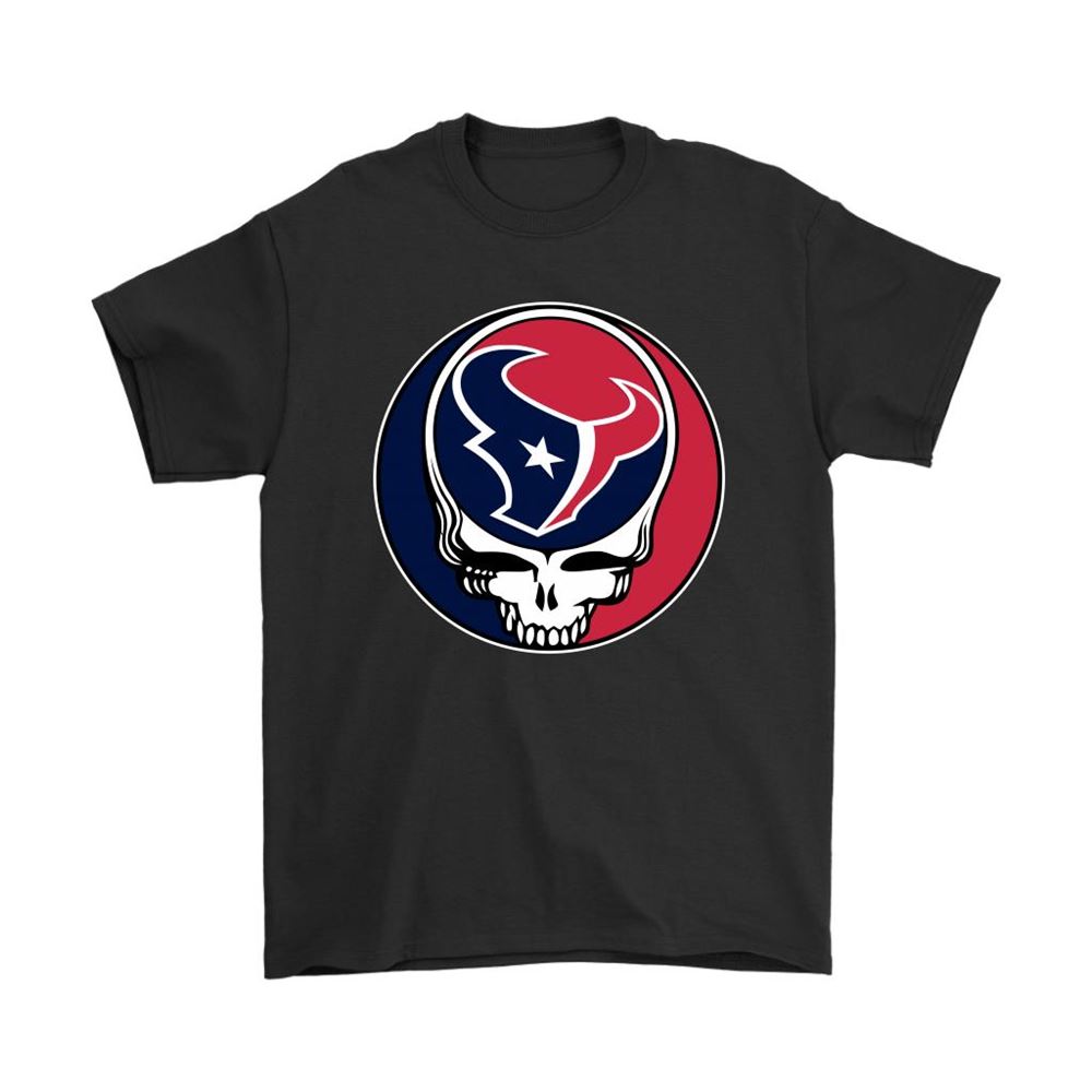 Nfl Team Houston Texans X Grateful Dead Logo Band Shirts