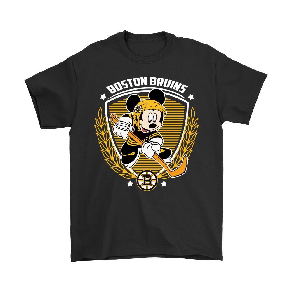 Nhl Hockey Mickey Mouse Team Boston Bruins Shirts