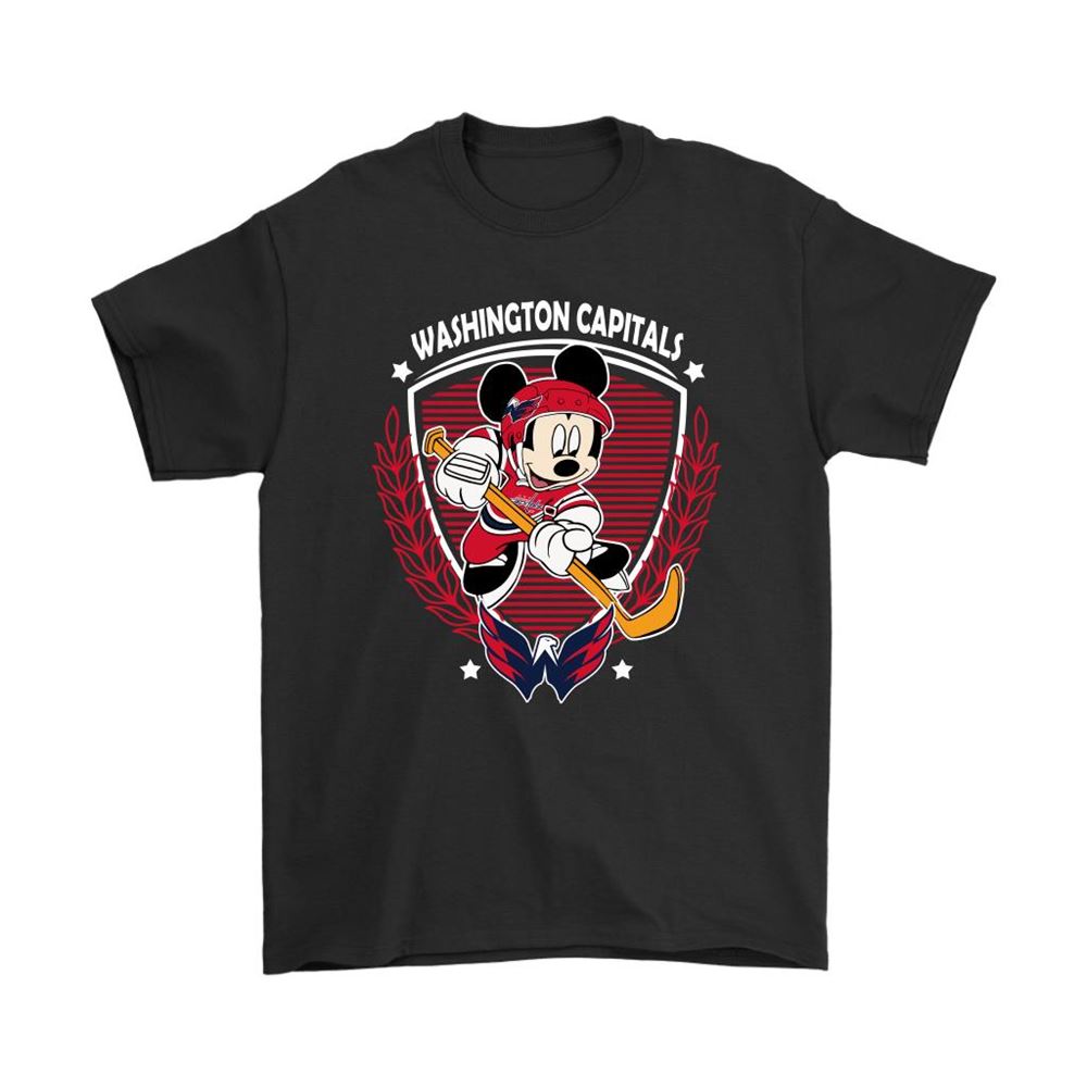 Nhl Hockey Mickey Mouse Team Washington Capitals Shirts