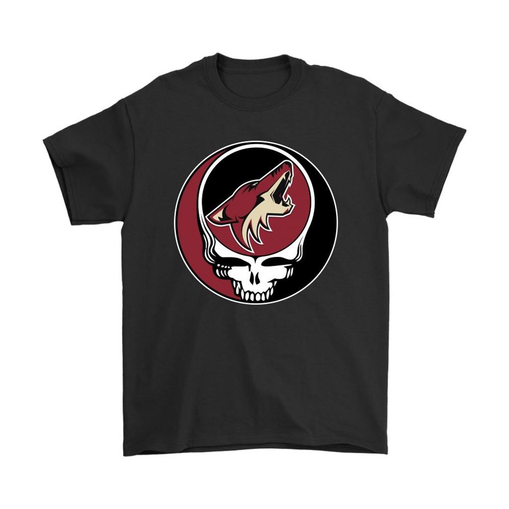 Nhl Team Arizona Coyotes X Grateful Dead Logo Band Shirts
