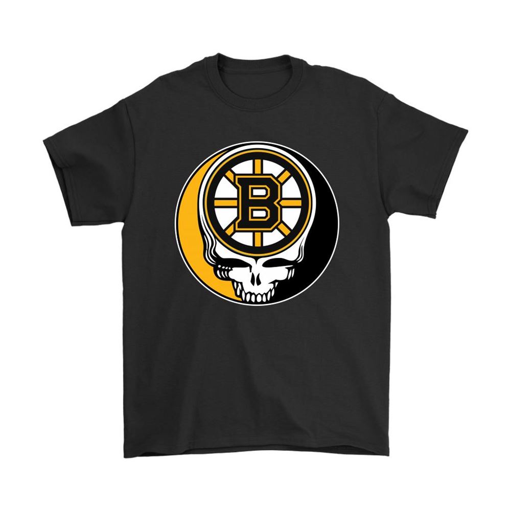 Nhl Team Boston Bruins X Grateful Dead Logo Band Shirts