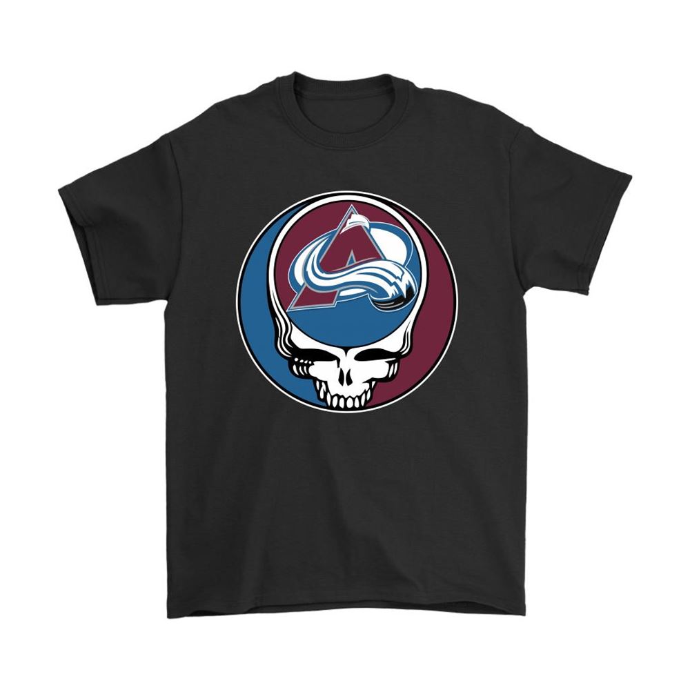 Nhl Team Colorado Avalanche X Grateful Dead Logo Band Shirts