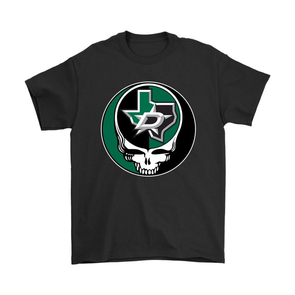 Nhl Team Dallas Stars X Grateful Dead Logo Band Shirts
