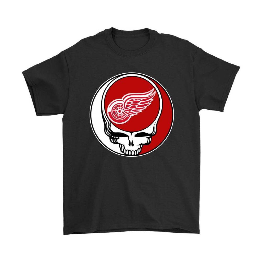 Nhl Team Detroit Red Wings X Grateful Dead Logo Band Shirts