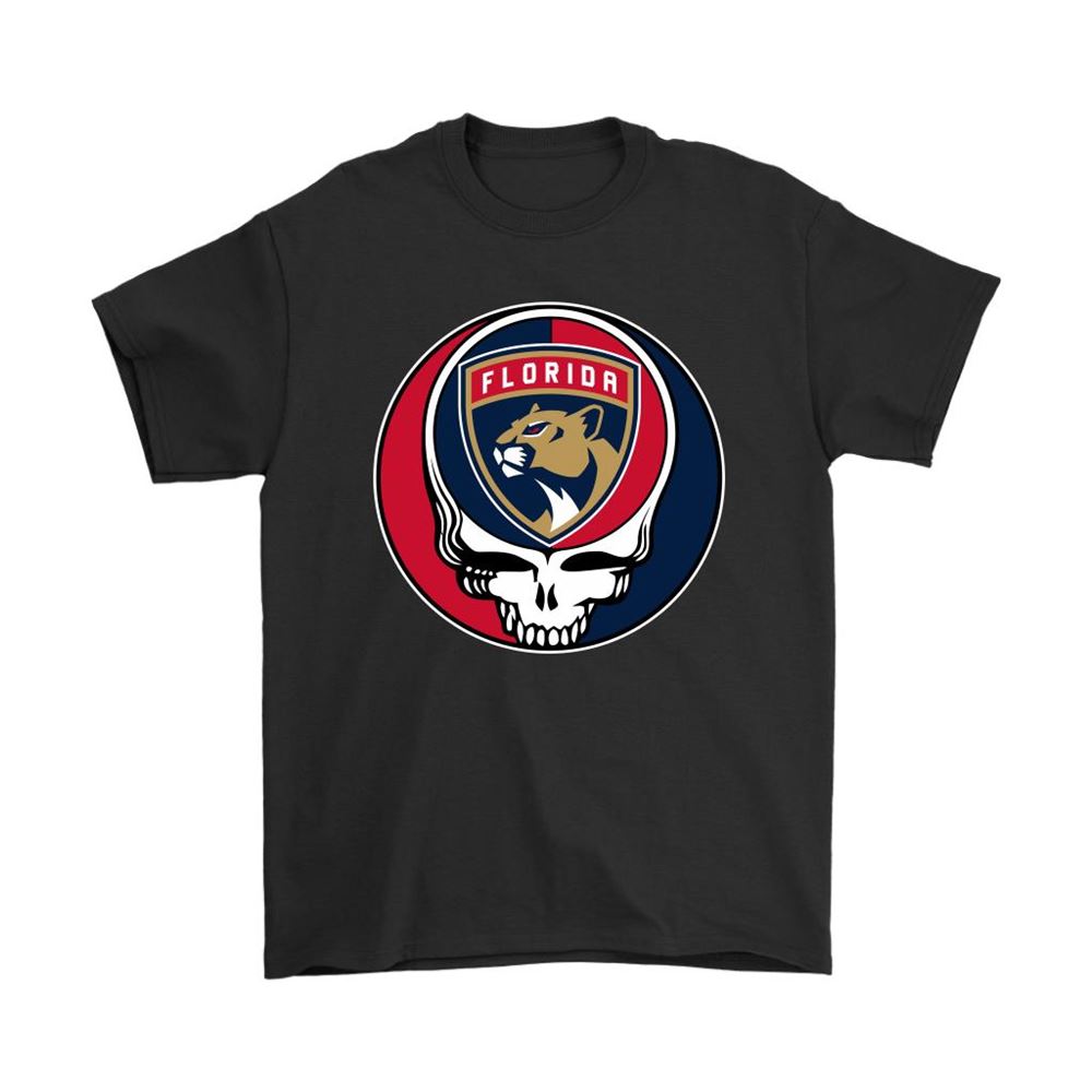 Nhl Team Florida Panthers X Grateful Dead Logo Band Shirts