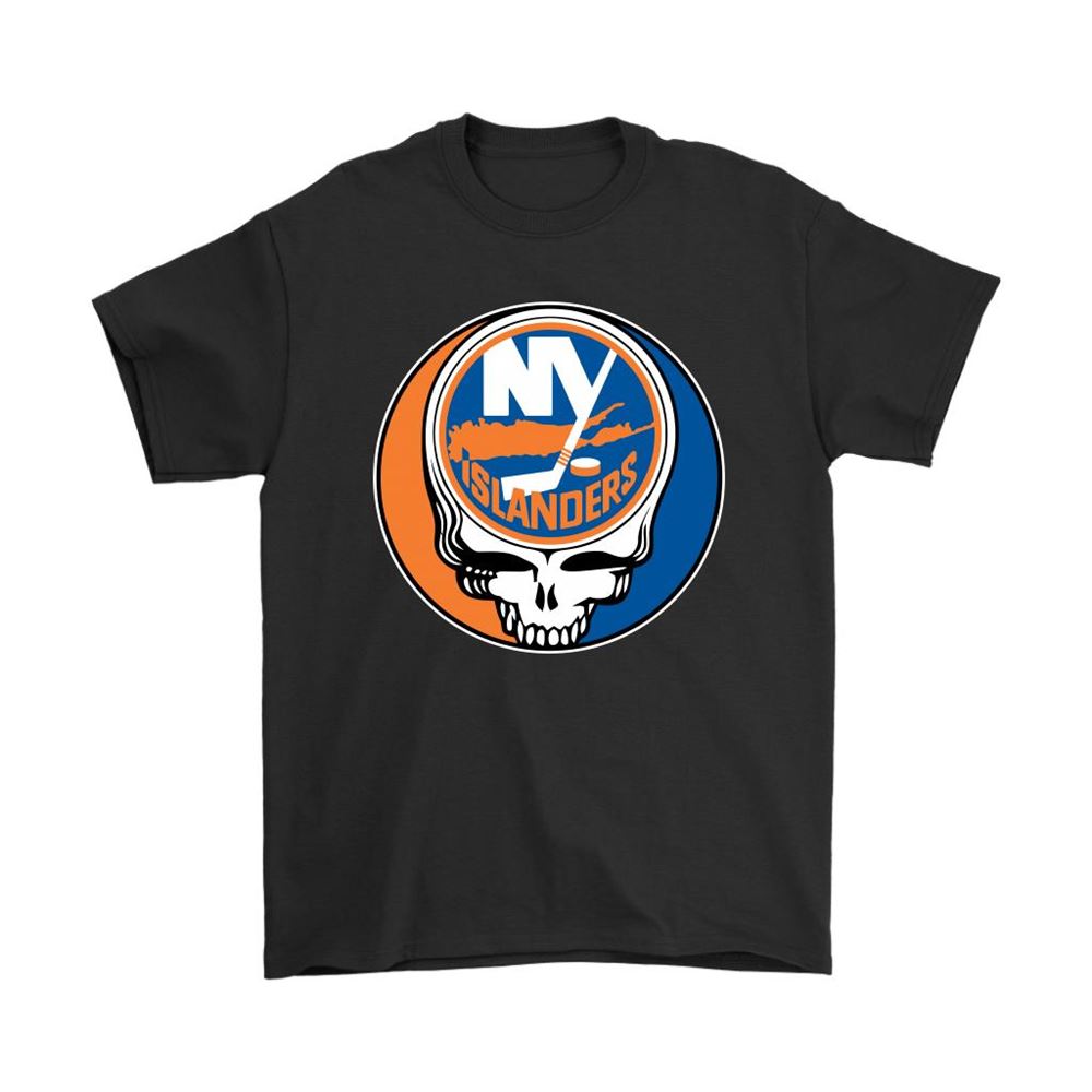 Nhl Team New York Islanders X Grateful Dead Logo Band Shirts