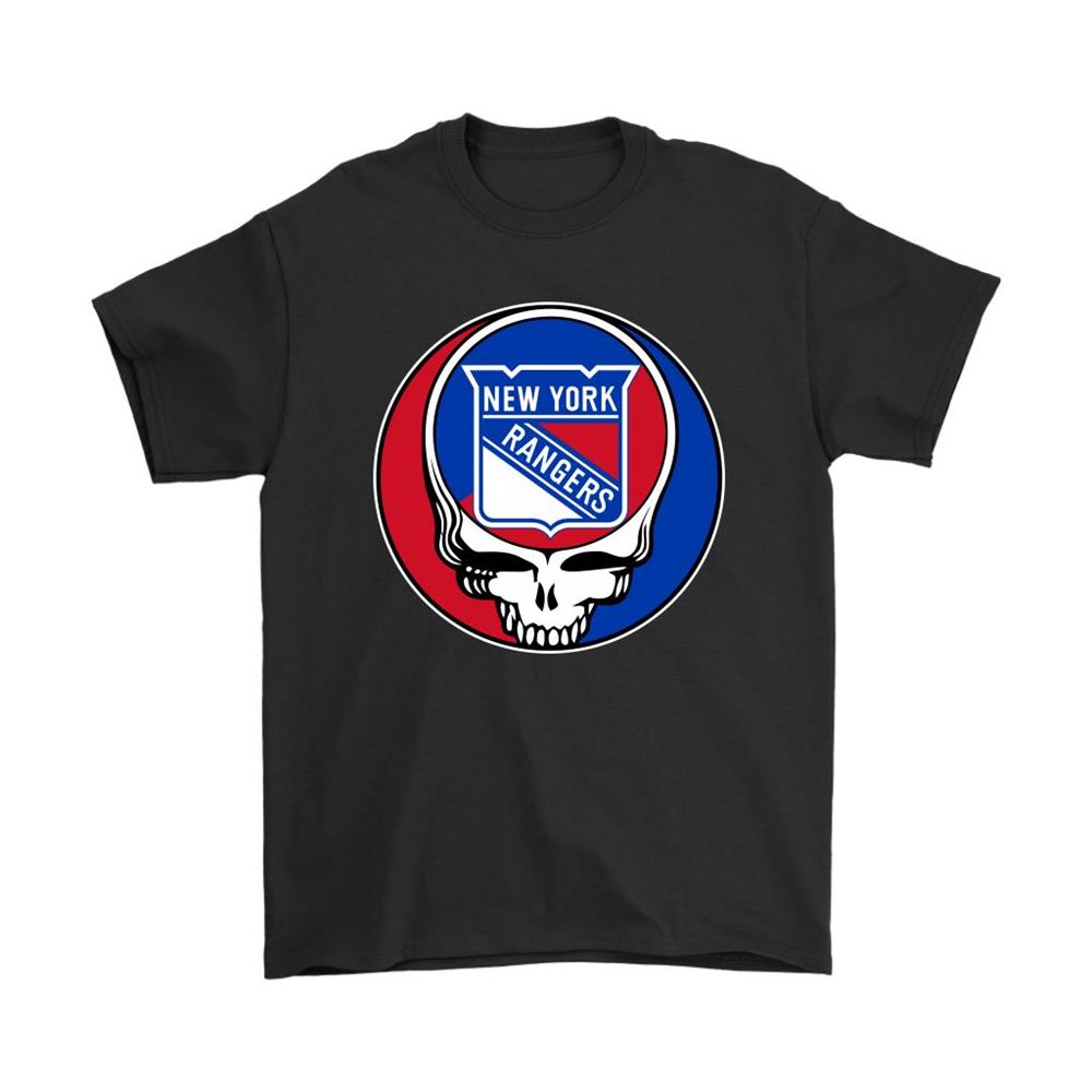Nhl Team New York Rangers X Grateful Dead Logo Band Shirts