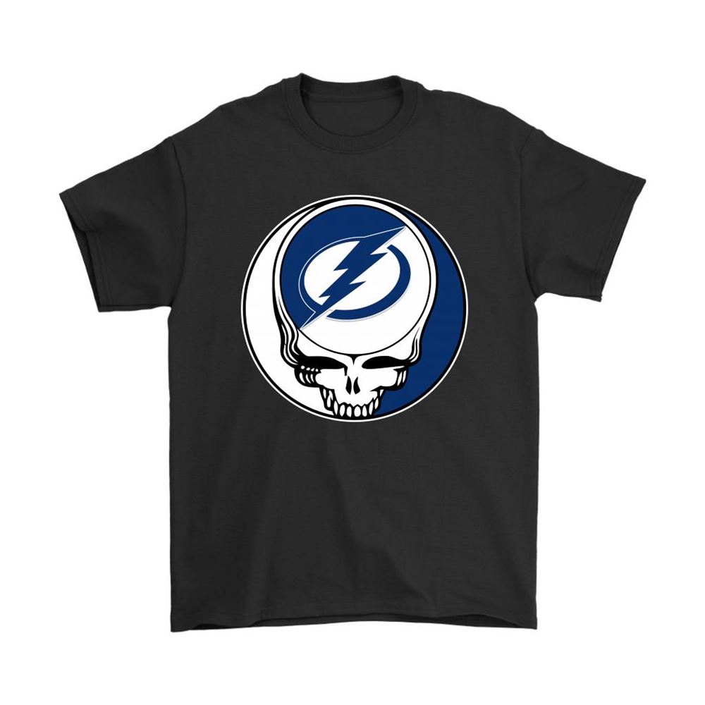 Nhl Team Tampa Bay Lightning X Grateful Dead Logo Band Shirts