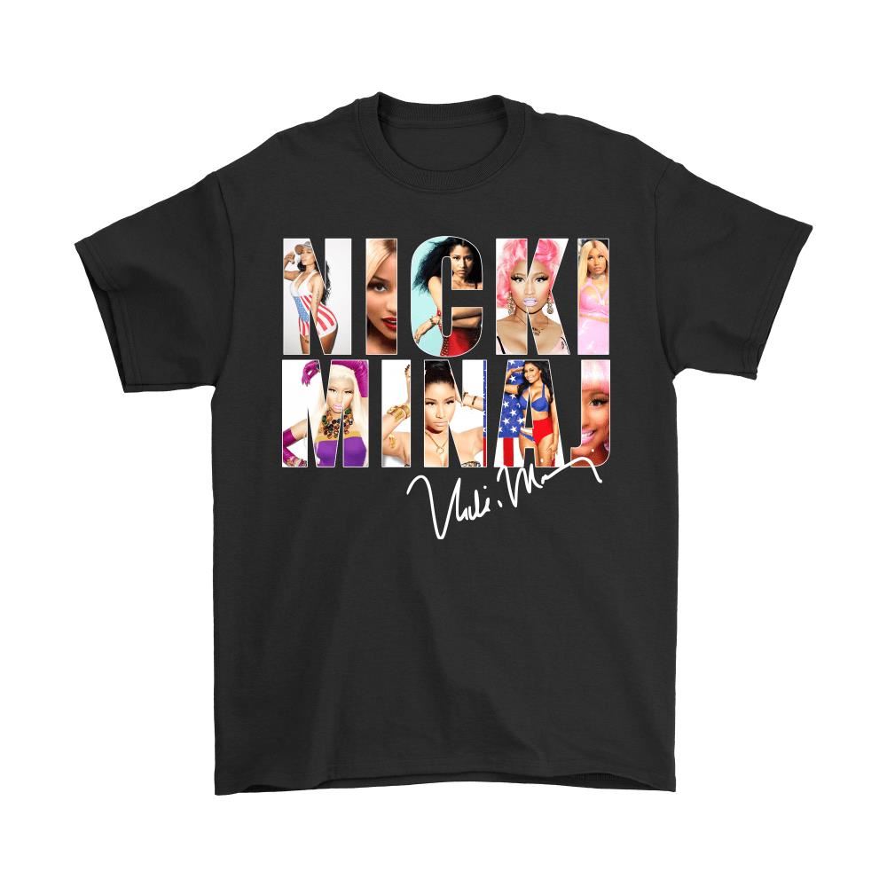 Nicki Minaj Singer As Seen Through Name Signature Shirts