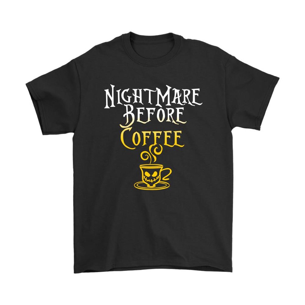 Nightmare Before Coffee Halloween Shirts