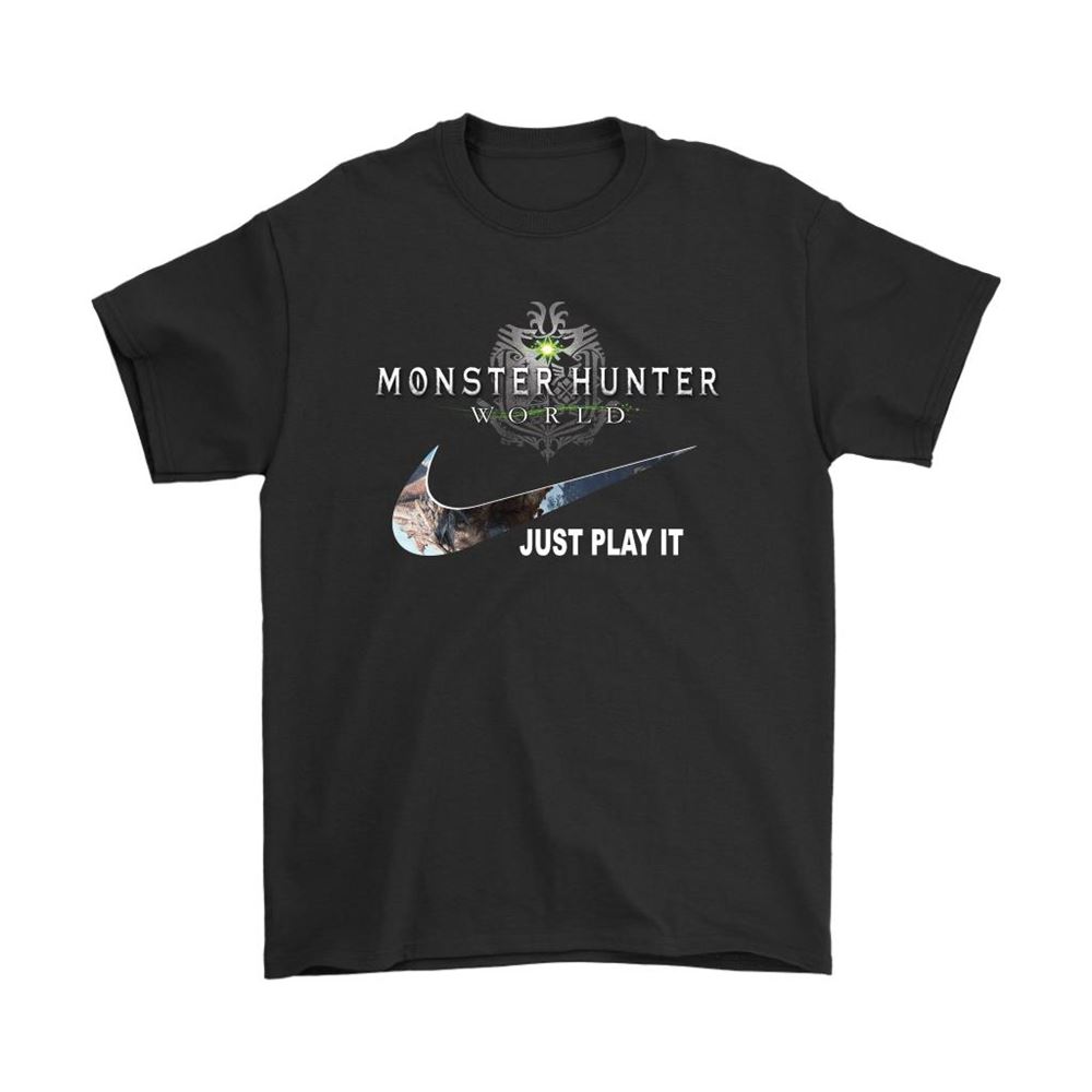 Nike X Monster Hunter World Just Play It Shirts
