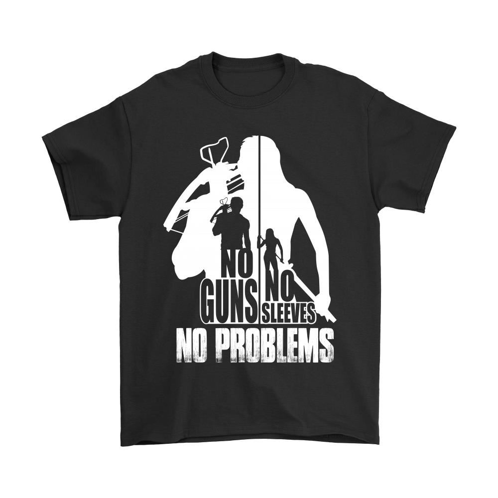 No Gun No Sleave No Problems The Walking Dead Shirts
