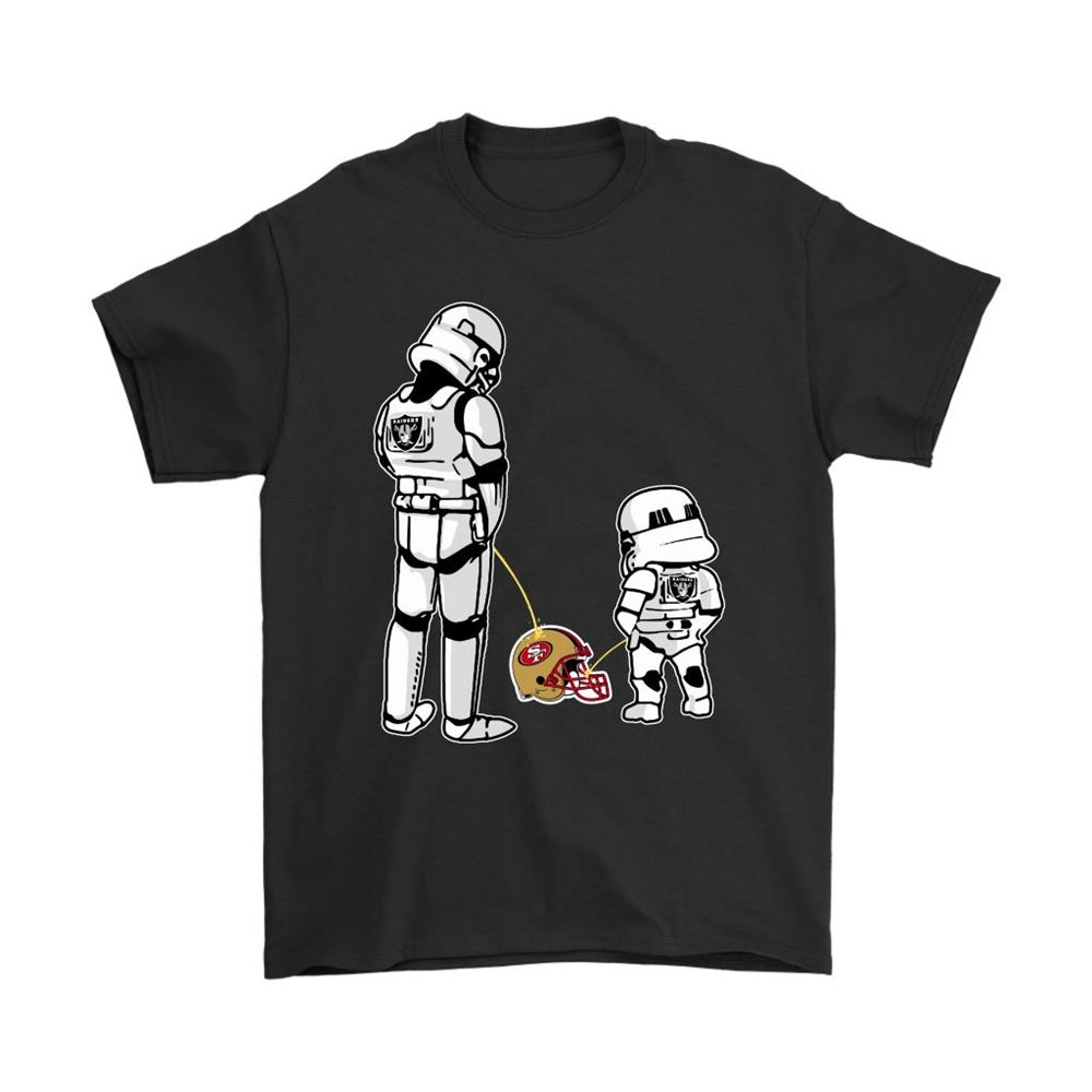 Oakland Raiders Father Child Stormtroopers Piss On You Shirts