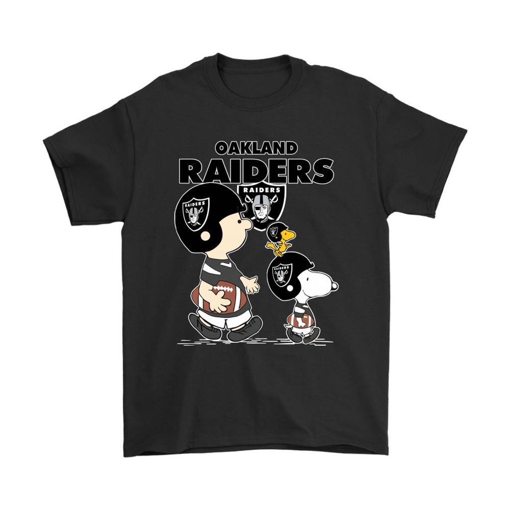 Oakland Raiders Lets Play Football Together Snoopy Nfl Shirts