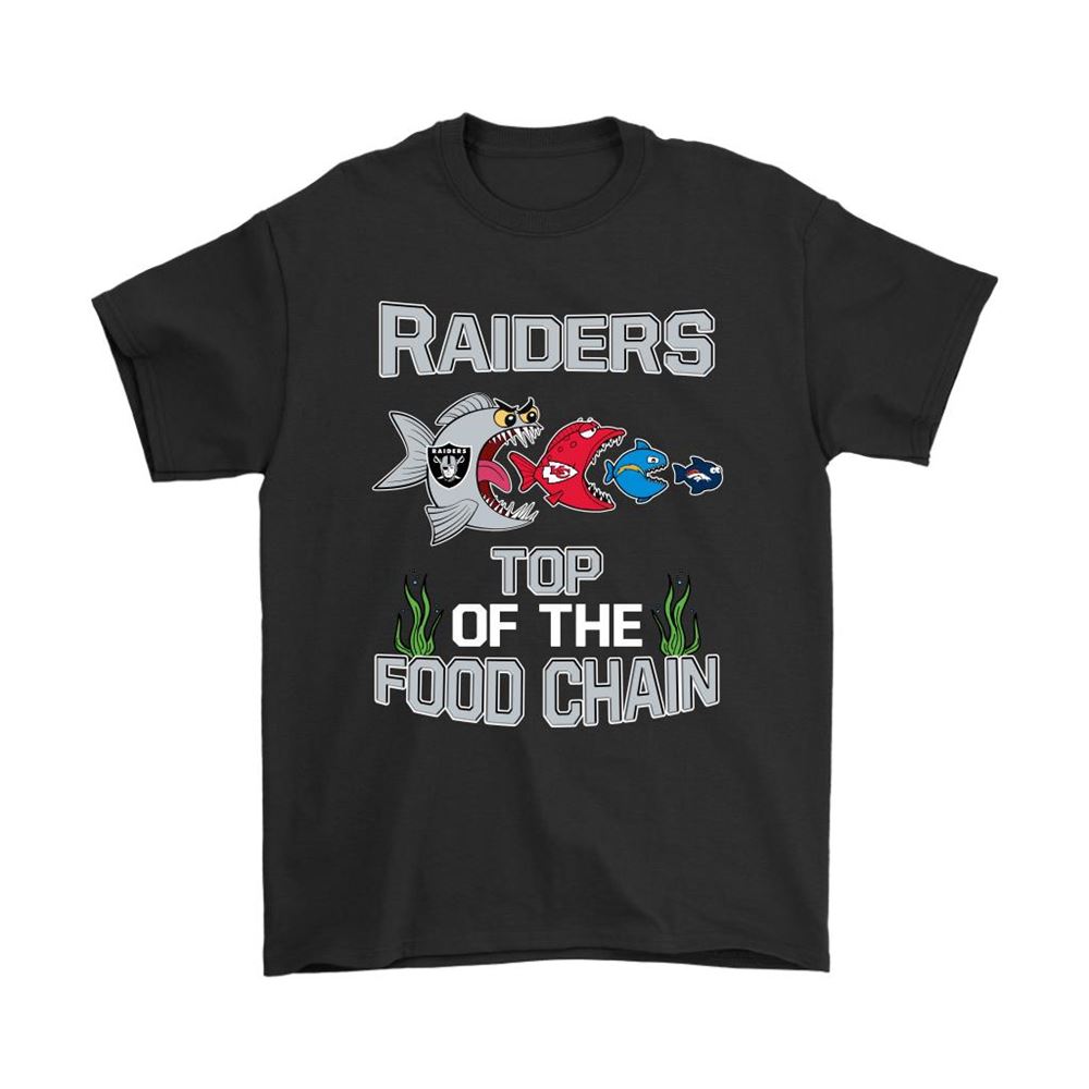 Oakland Raiders Top Of The Food Chain Nfl Shirts