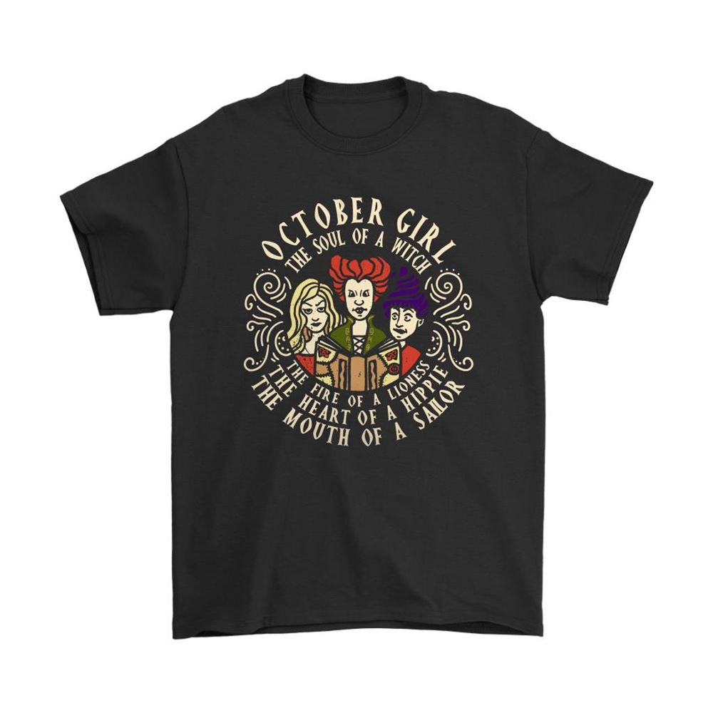 October Girl The Soul Of Witch Sanderson Sisters Shirts