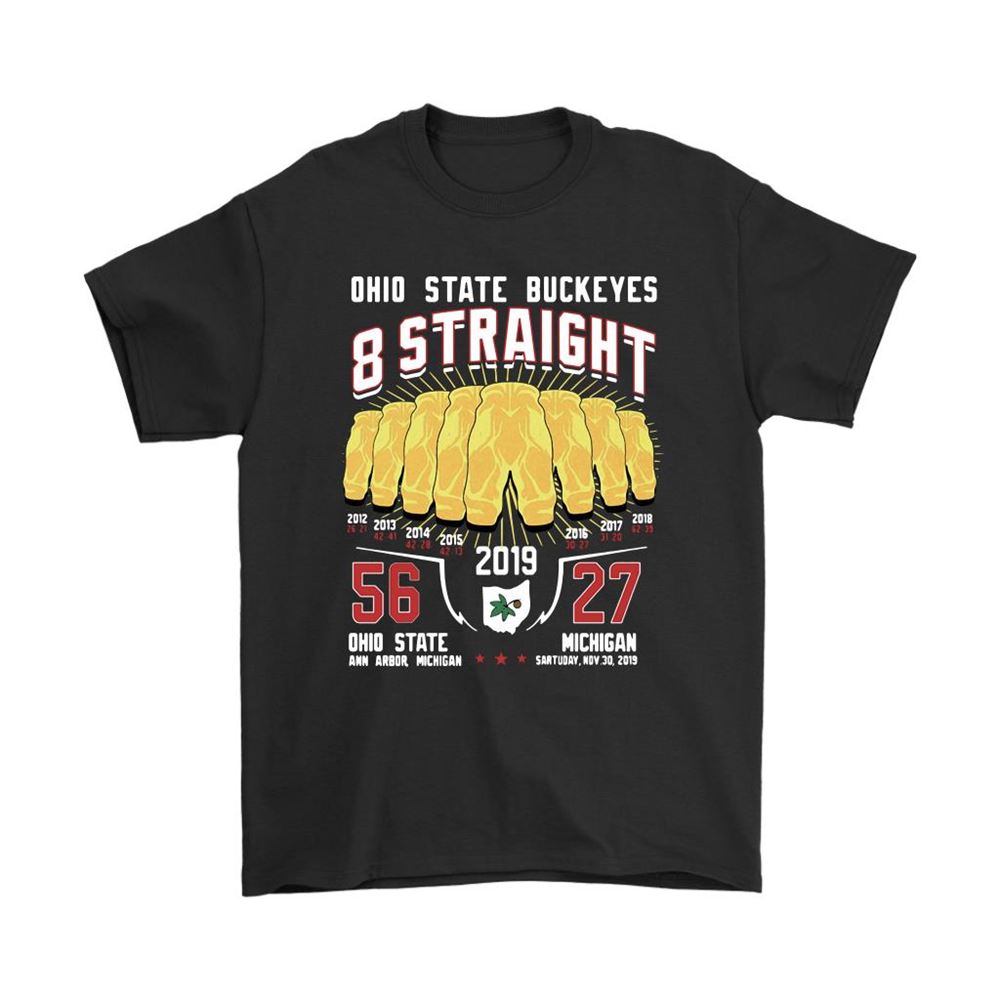 Ohio State Buckeyes 8 Straight Titles 2019 Champion Ncaa Shirts