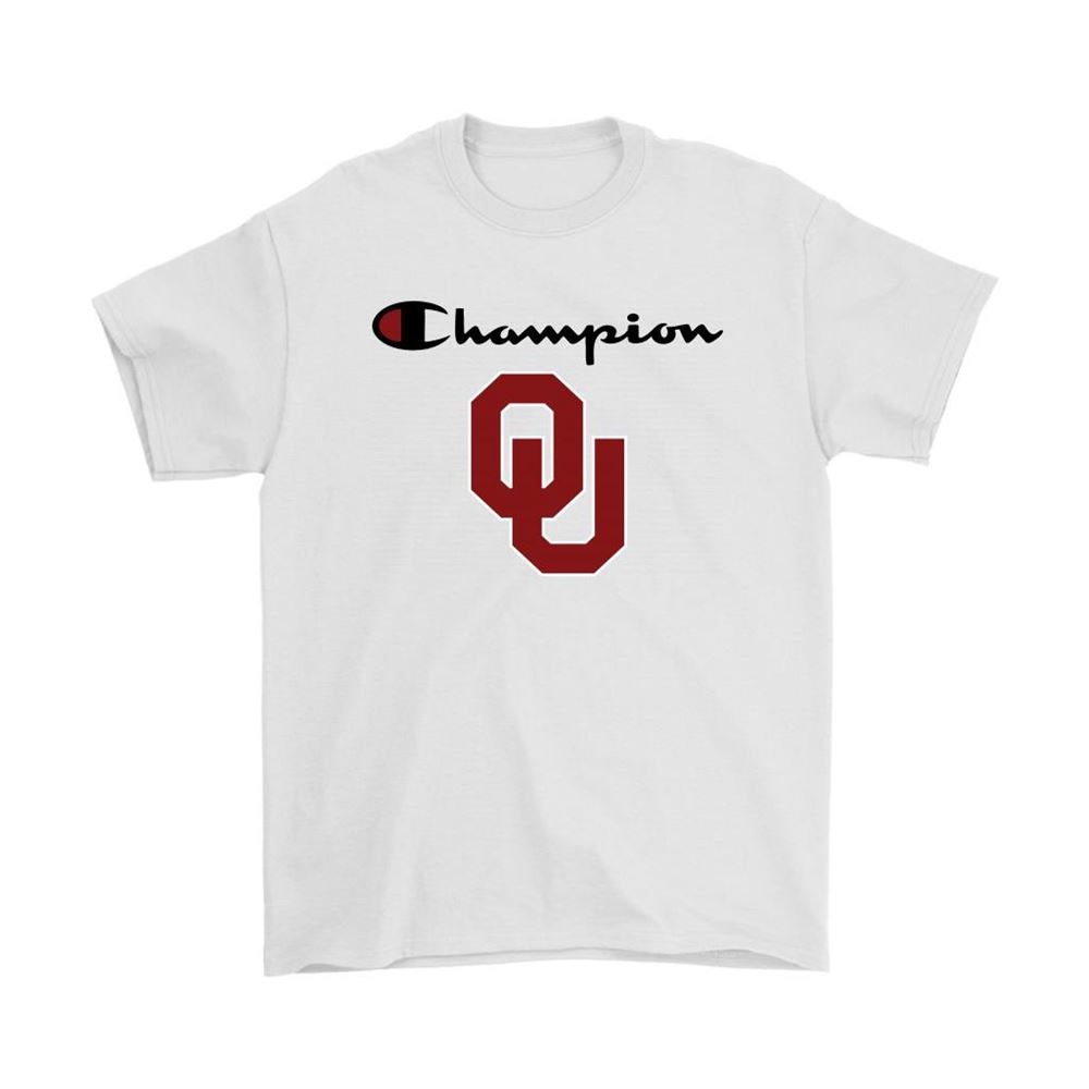 Oklahoma Sooners Champion Logo Mashup Ncaa Shirts