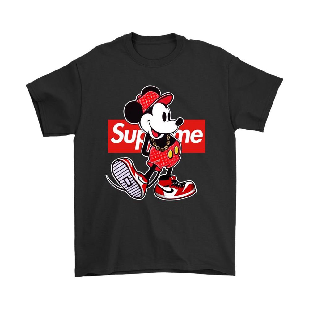 Old Disney Mickey Mouse Style Supreme Shirts
