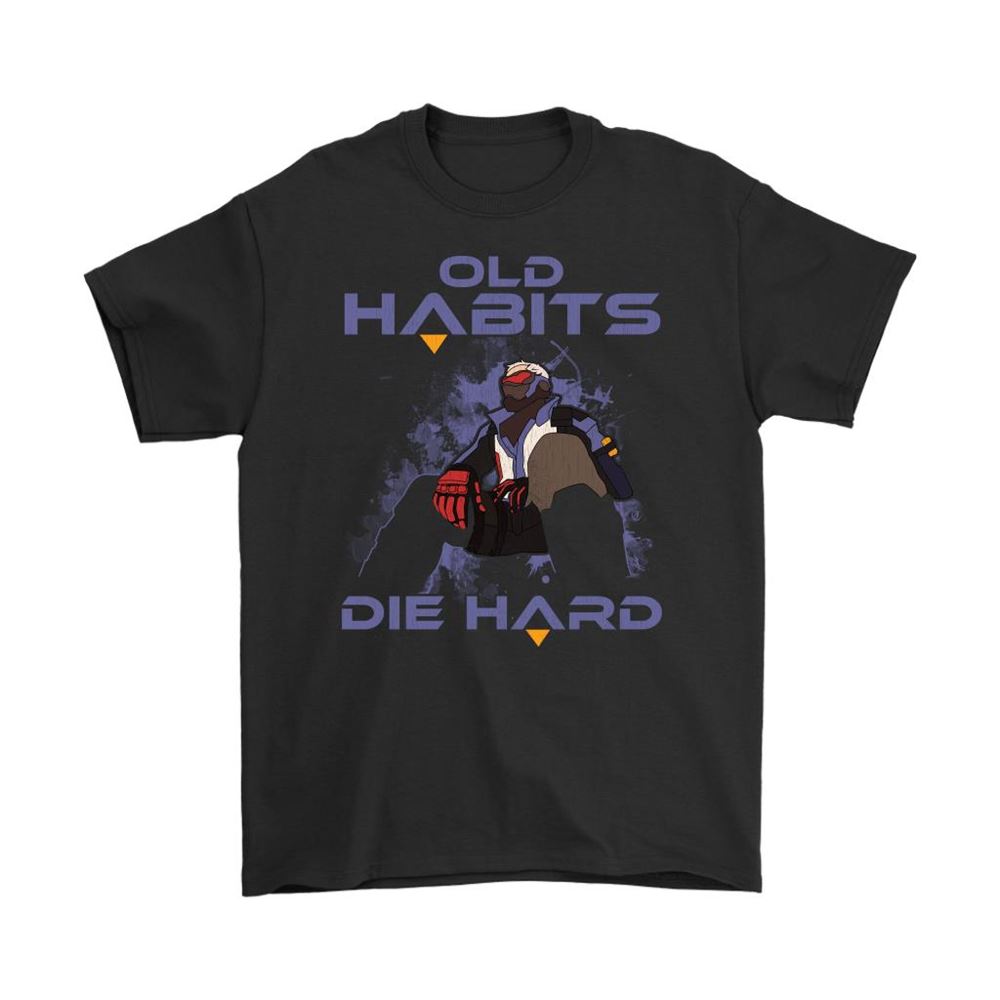 Old Habit Die Hard Soldier 76 Overwatch Shirts