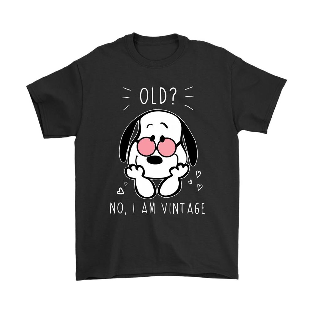 Old No I Am Vintage Snoopy Shirts