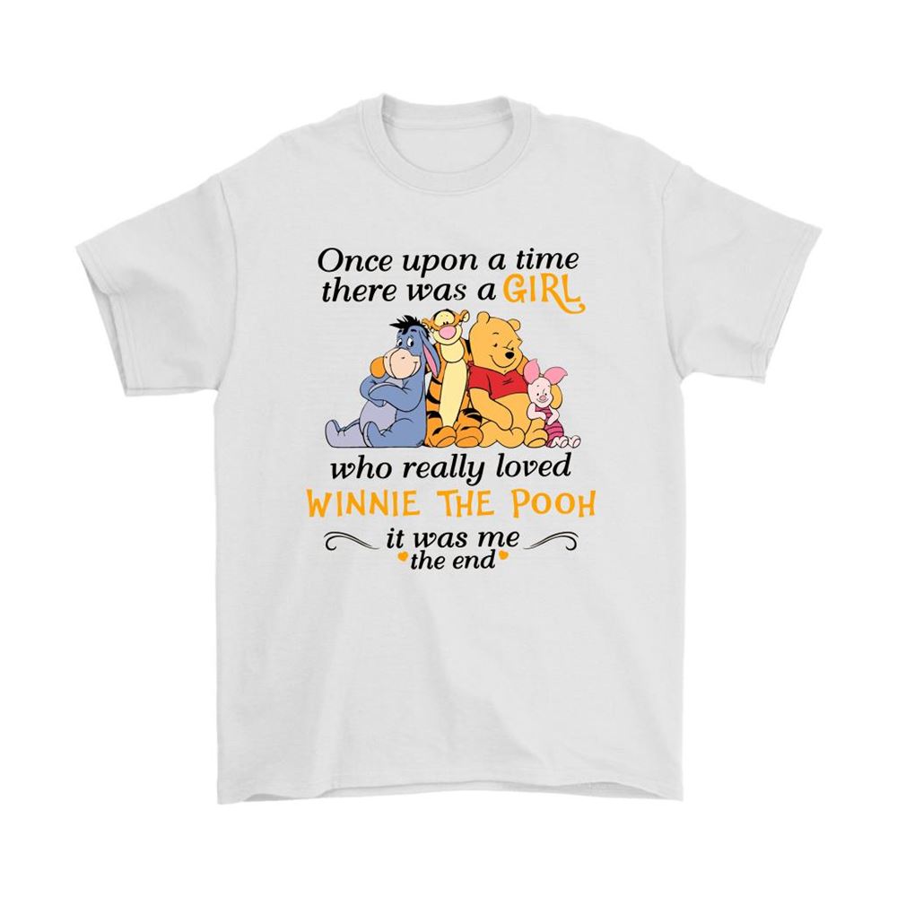 Once Upon A Time A Girl Who Really Love Winnie The Pooh Shirts