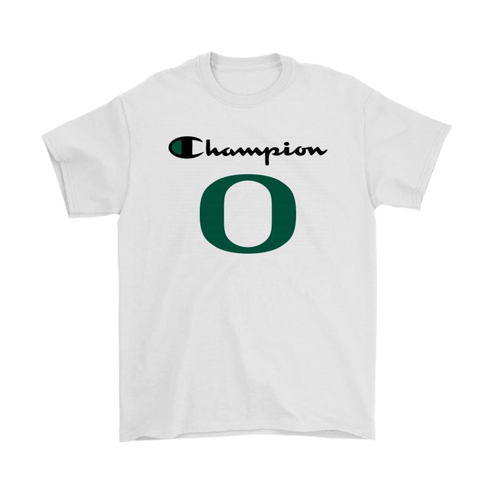 Oregon Ducks Champion Logo Mashup Ncaa Shirts