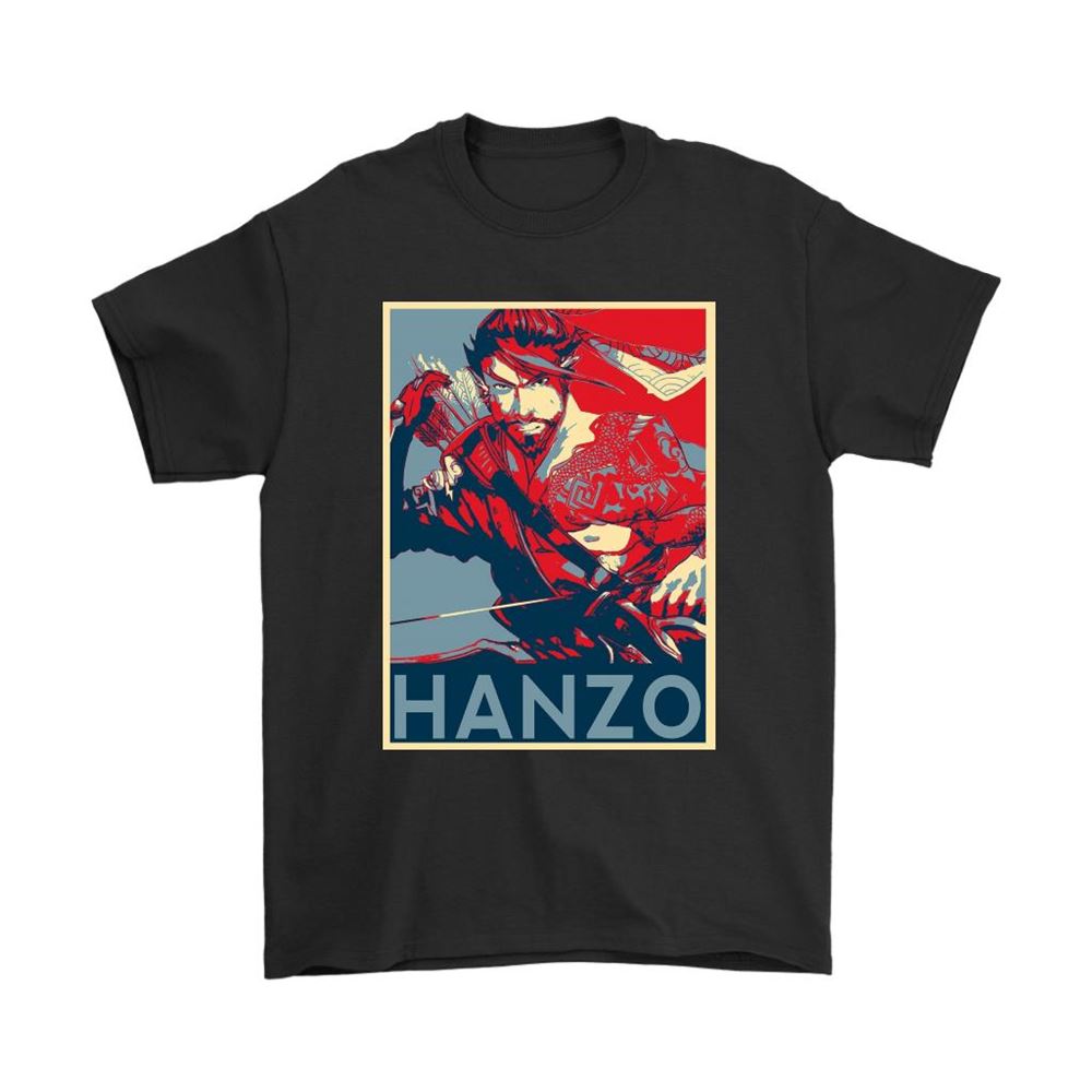 Overwatch Character Hanzo Hope Poster Style Shirts