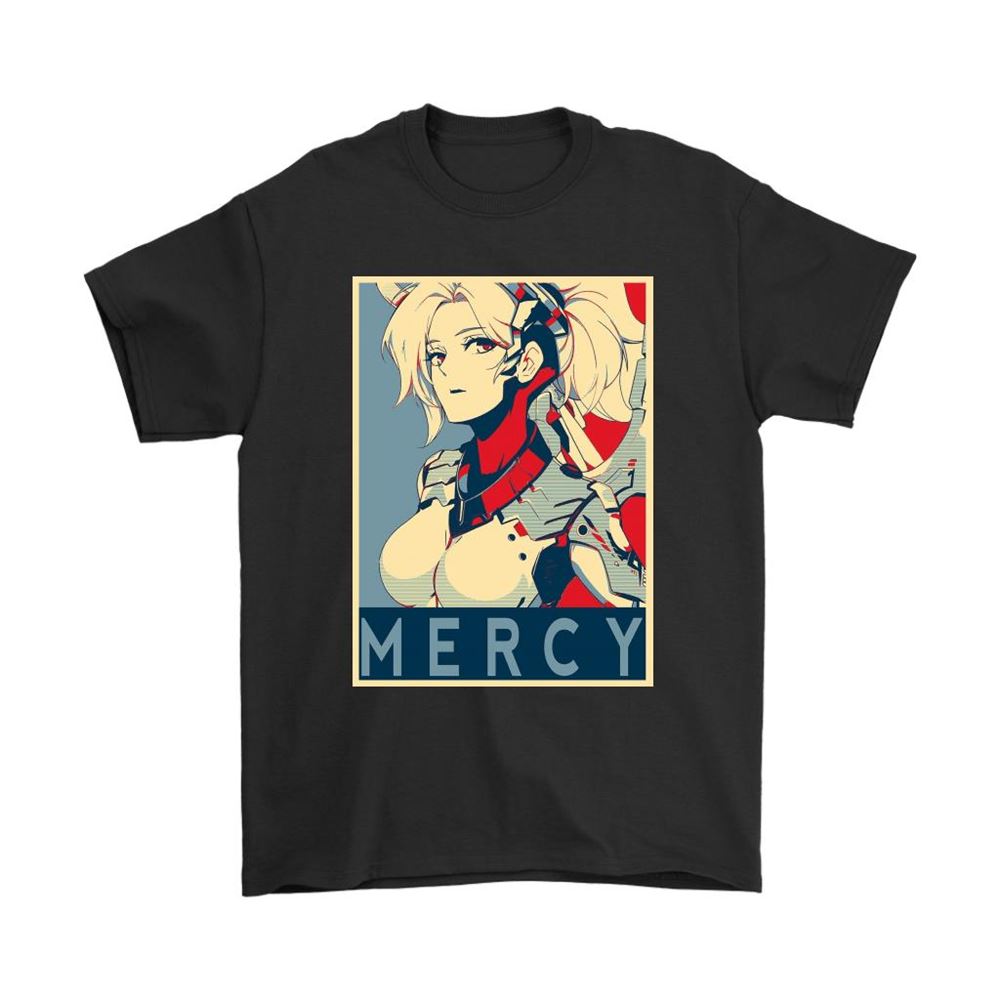 Overwatch Character Mercy Hope Poster Style Shirts