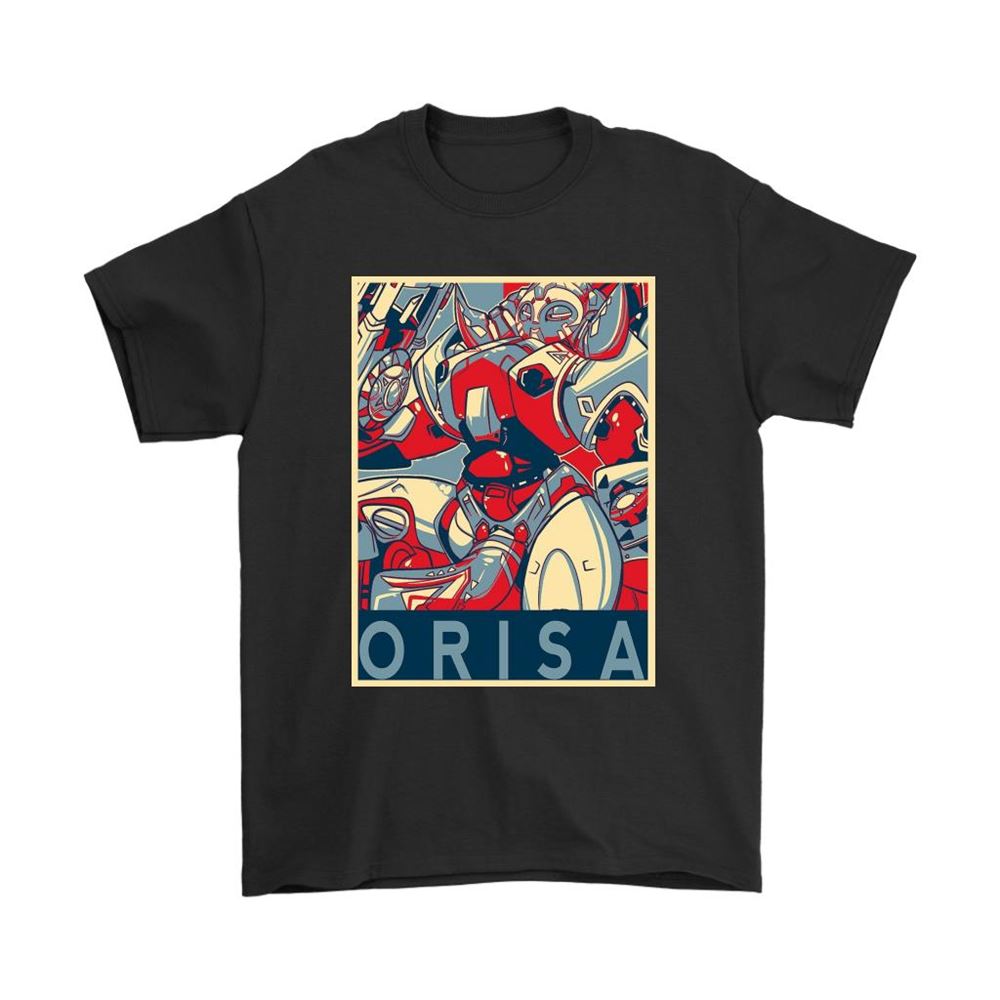 Overwatch Character Orisa Hope Poster Style Shirts