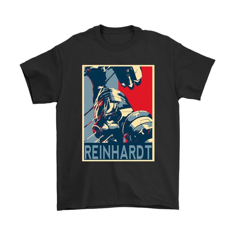 Overwatch Character Reinhardt Hope Poster Style Shirts