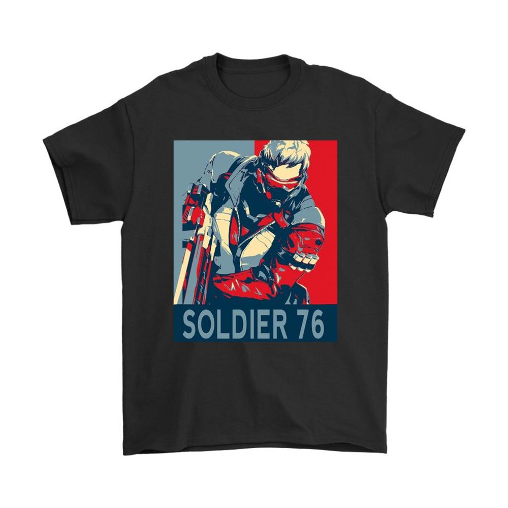 Overwatch Character Soldier 76 Hope Poster Style Shirts