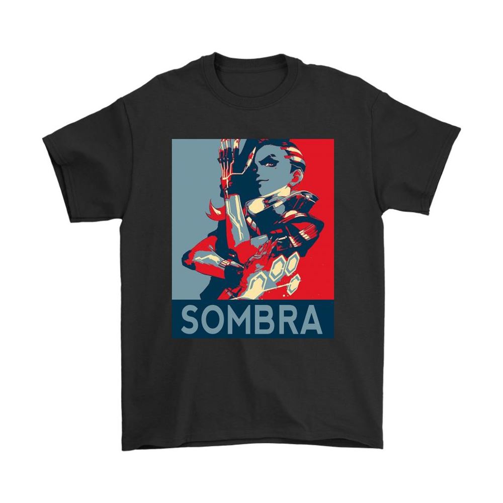 Overwatch Character Sombra Hope Poster Style Shirts