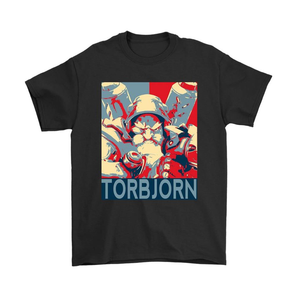 Overwatch Character Torbjorn Hope Poster Style Shirts