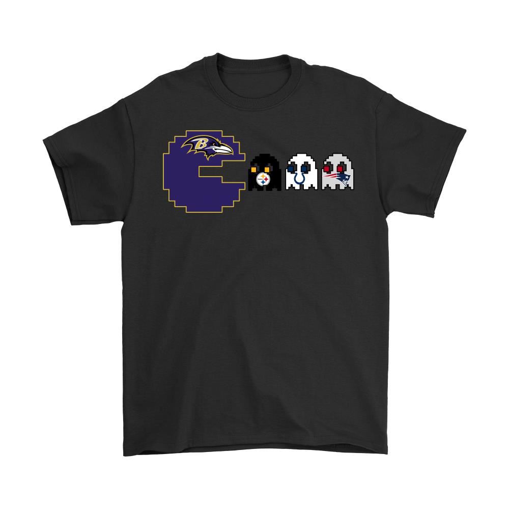 Pacman American Football Baltimore Ravens Shirts