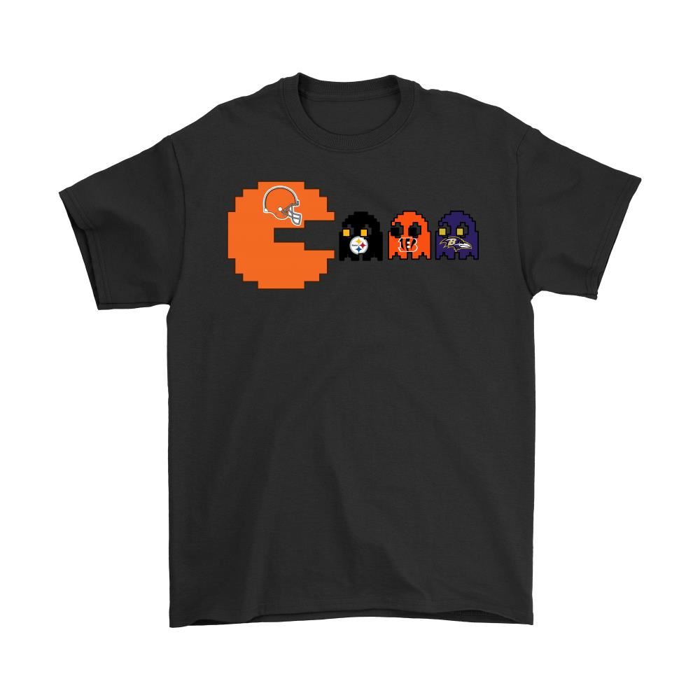 Pacman American Football Cleveland Browns Shirts