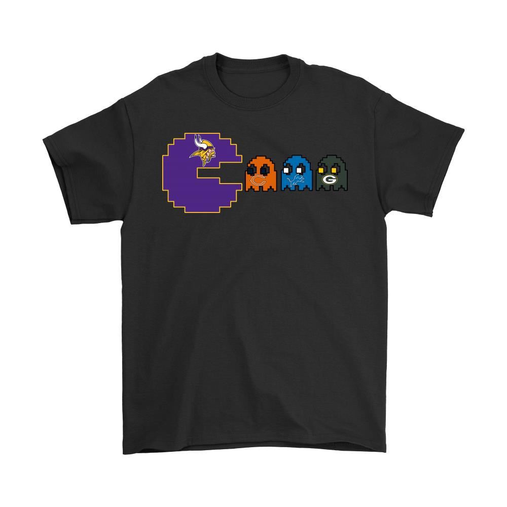 Pacman American Football Minnesota Vikings Shirts