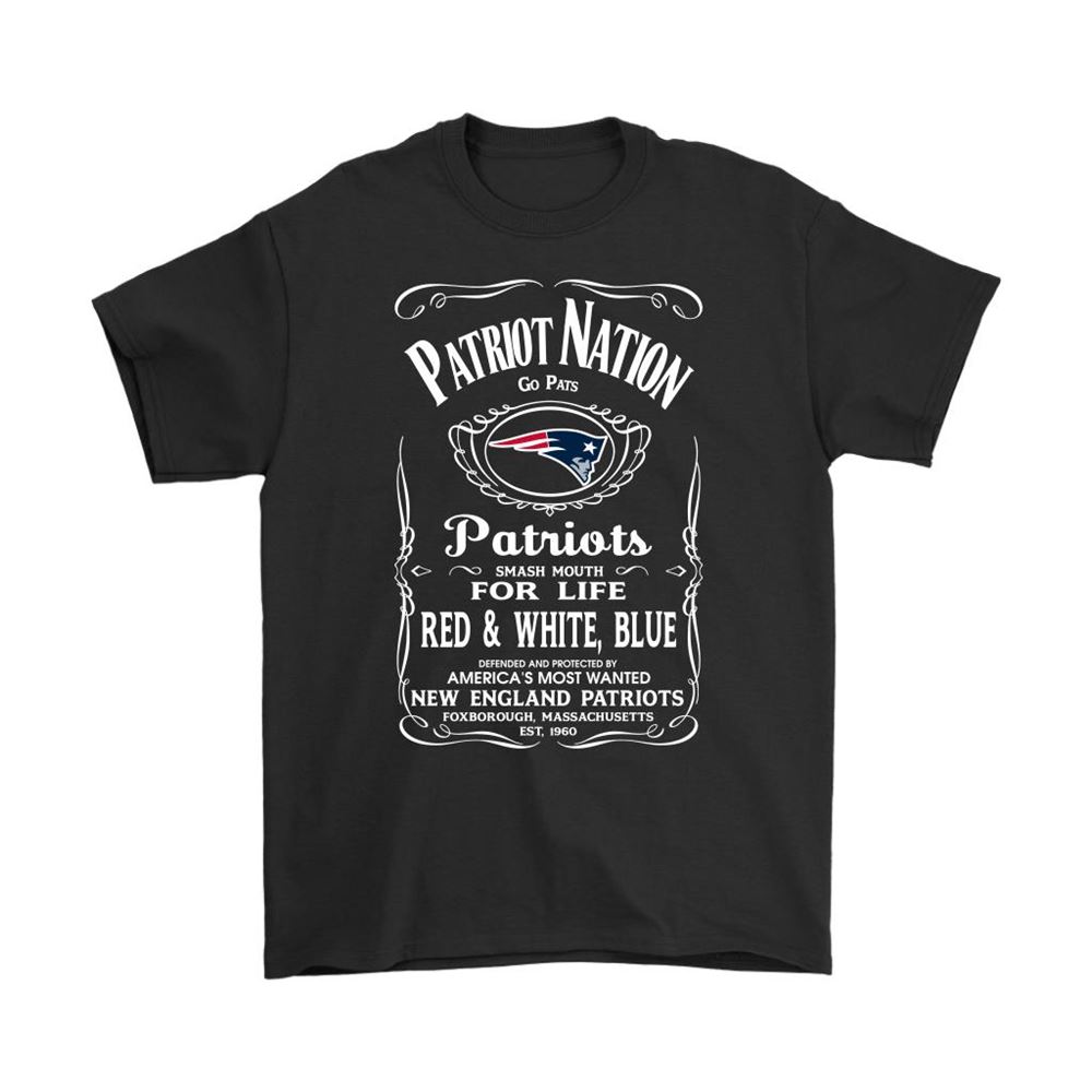 Patriot Nation Go Pats Football New England Patriots Slogan Shirts
