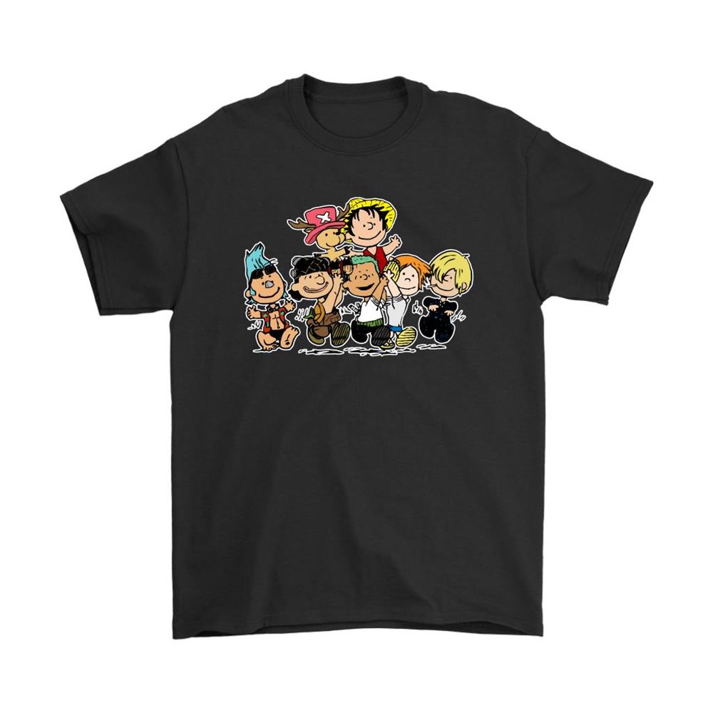 Peanuts One Piece Gang Mashup Snoopy Shirts
