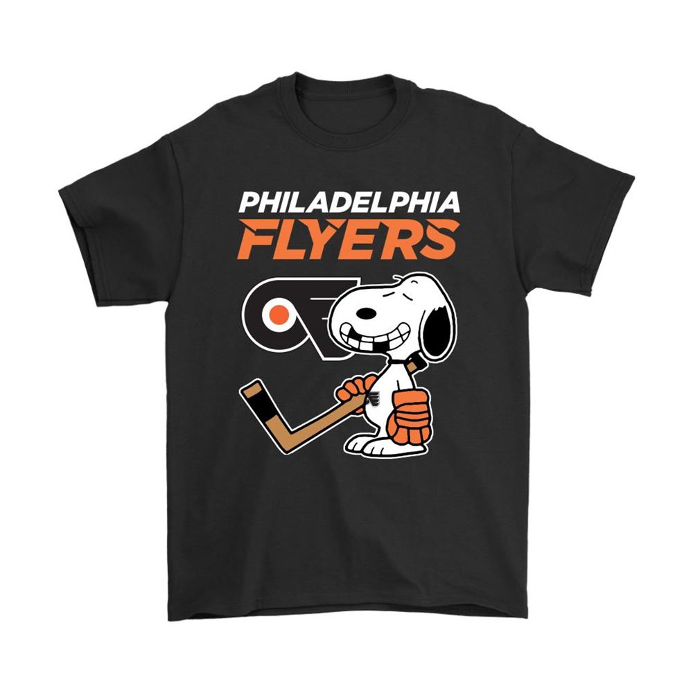 Philadelphia Flyers Ice Hockey Broken Teeth Snoopy Nhl Shirts