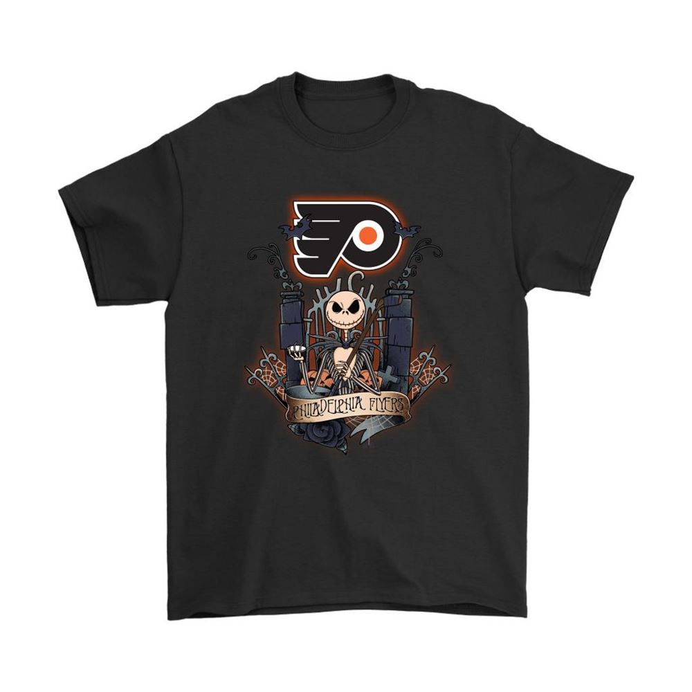 Philadelphia Flyers Jack Skellington This Is Halloween Nhl Shirts