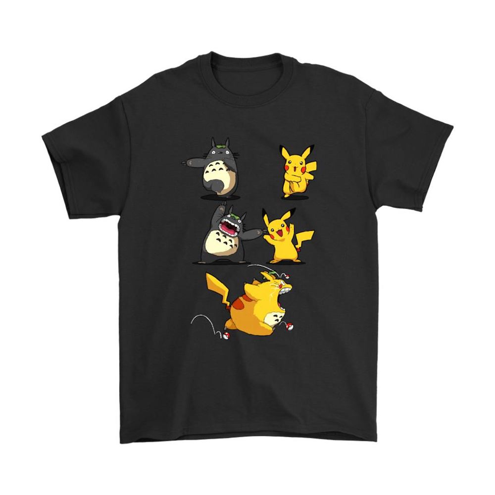 Pikachu Fusion My Neighbor Totoro Pokemon Mashup Shirts