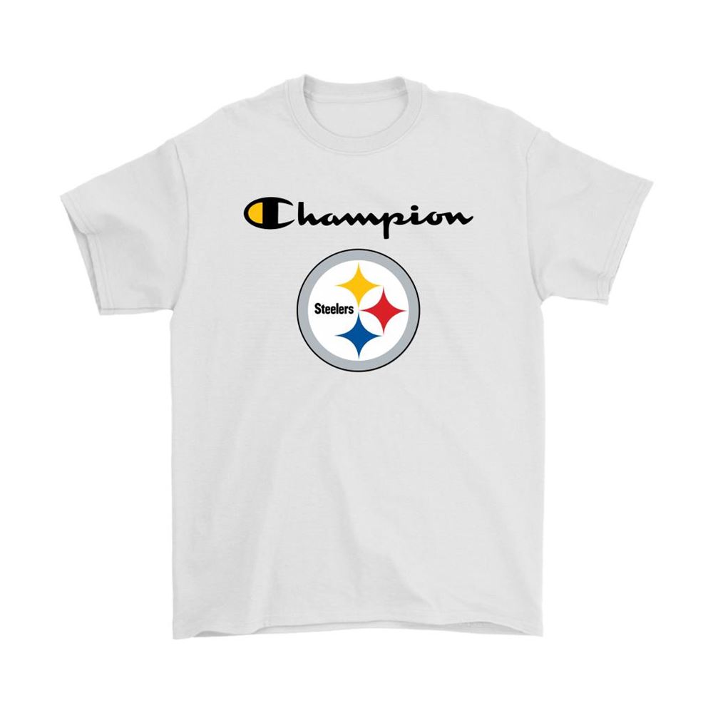 Pittsburgh Steelers Champion Logo Mashup Nfl Shirts