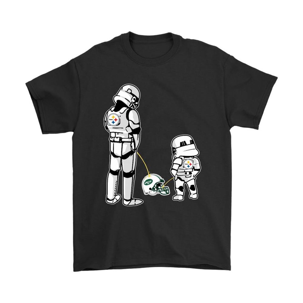 Pittsburgh Steelers Father Child Stormtroopers Piss On You Shirts