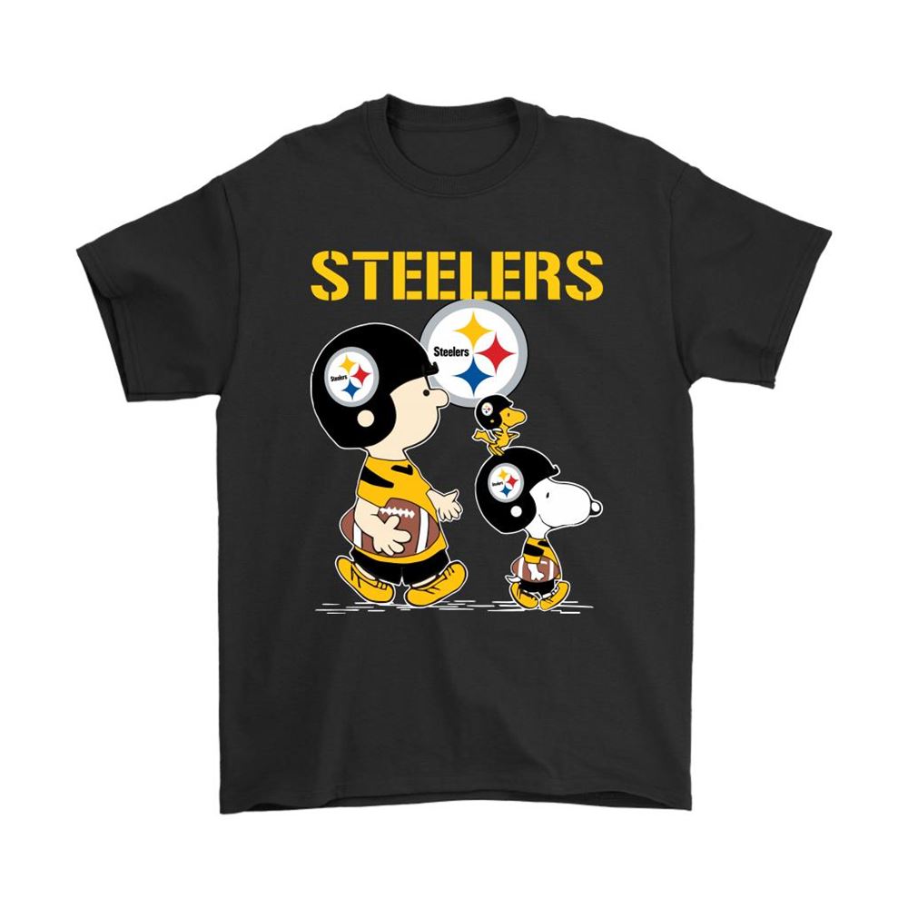 Pittsburgh Steelers Lets Play Football Together Snoopy Nfl Shirts