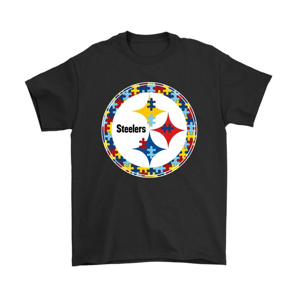 Pittsburgh Steelers Logo Football Autism Awareness Shirts
